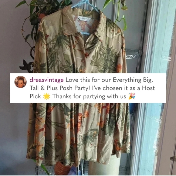 🎉Host Pick❤️Floral 90's  Blouse - Picture 9 of 9